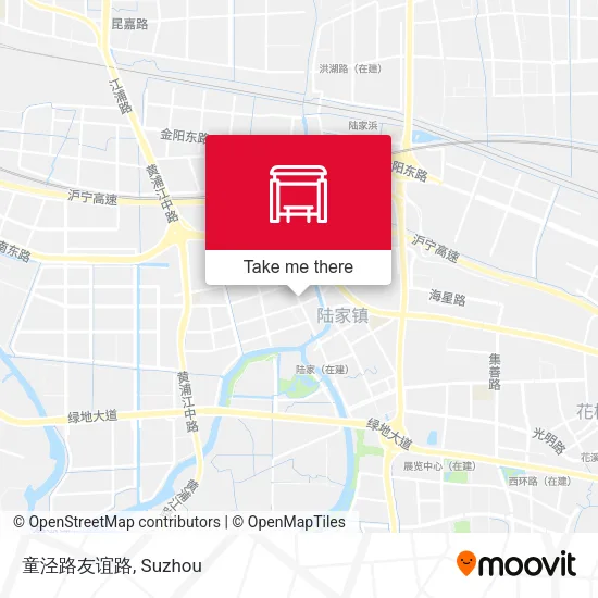 童泾路友谊路 map