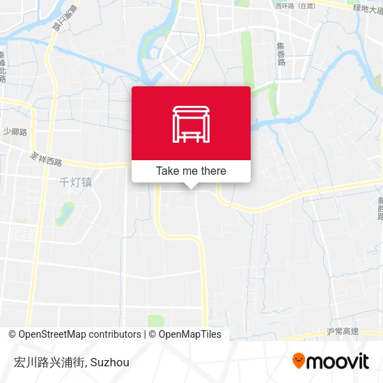 宏川路兴浦街 map