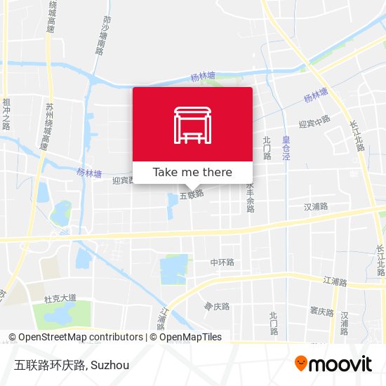 五联路环庆路 map