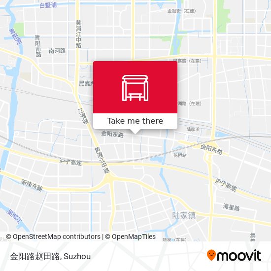 金阳路赵田路 map
