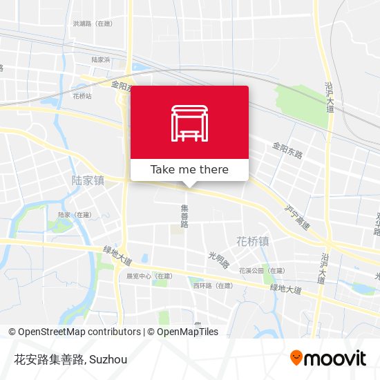 花安路集善路 map