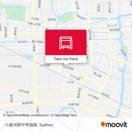 小虞河路中华园路 map
