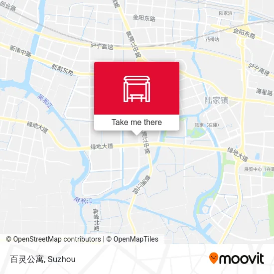 百灵公寓 map