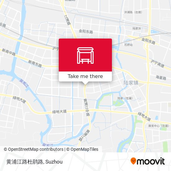 黄浦江路杜鹃路 map