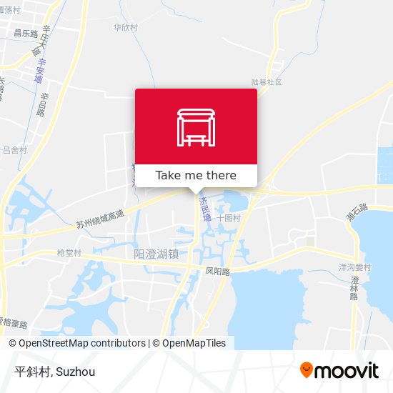 平斜村 map