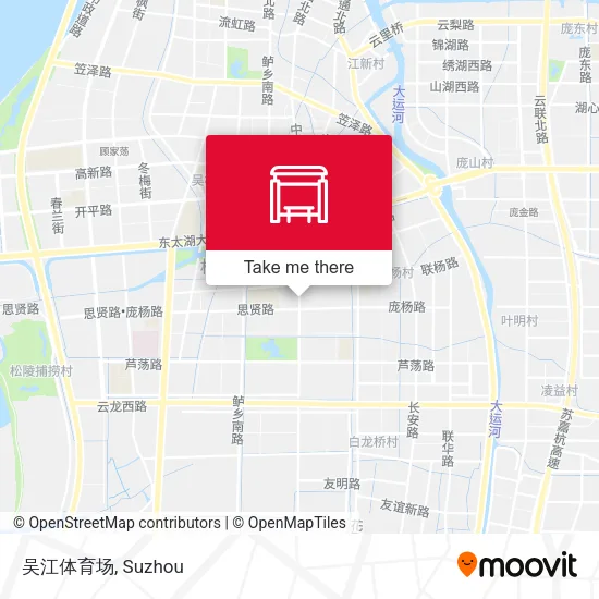 吴江体育场 map