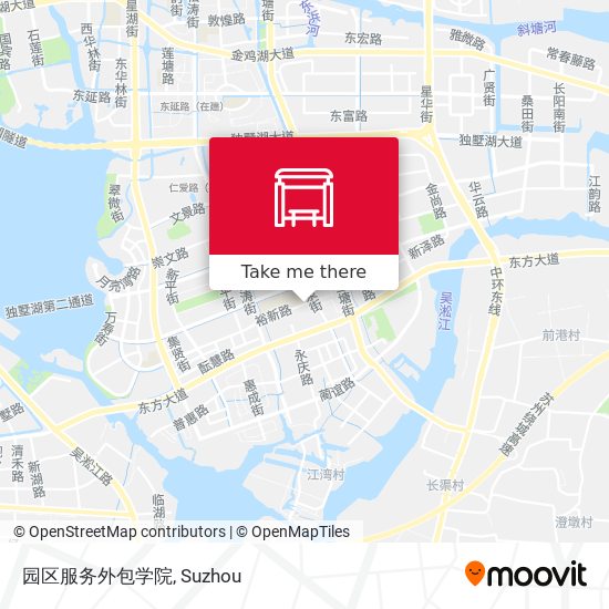 园区服务外包学院 map