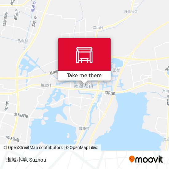 湘城小学 map