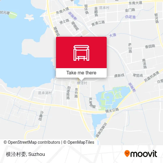 横泾村委 map