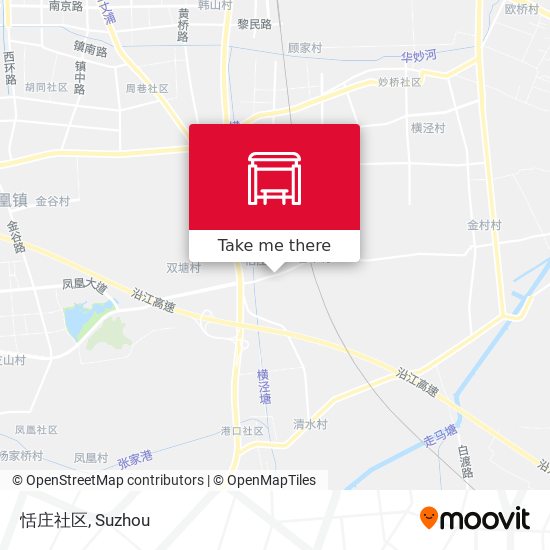 恬庄社区 map