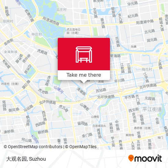 大观名园 map