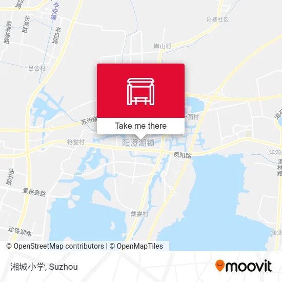 湘城小学 map