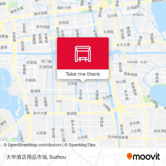 大华酒店用品市场 map