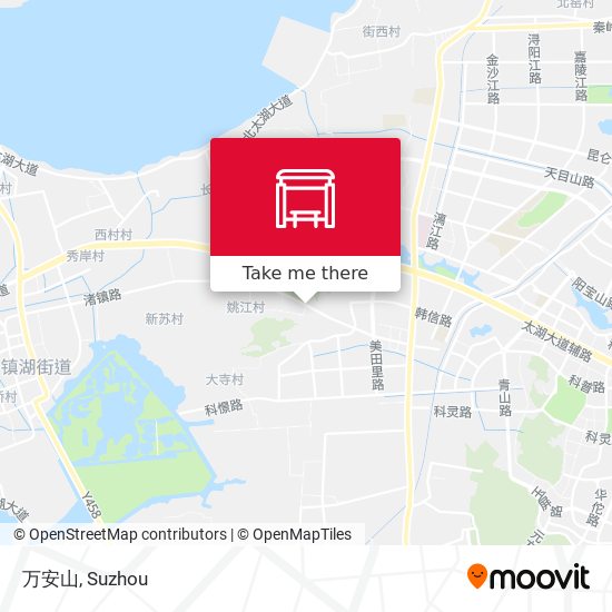 万安山 map