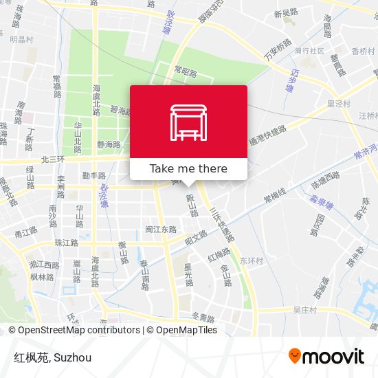 红枫苑 map