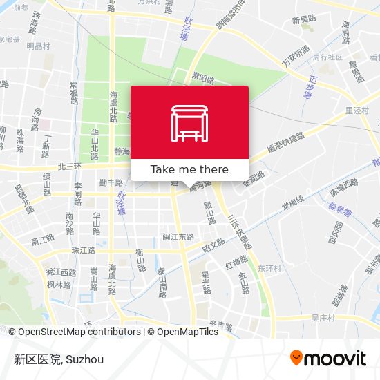 新区医院 map