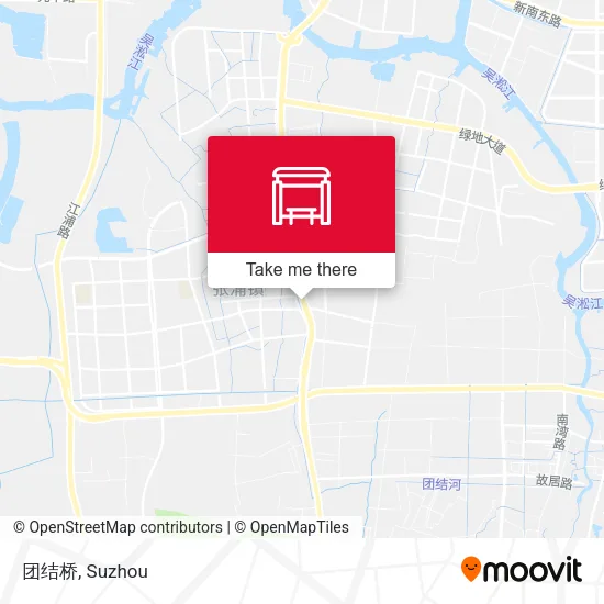 团结桥 map