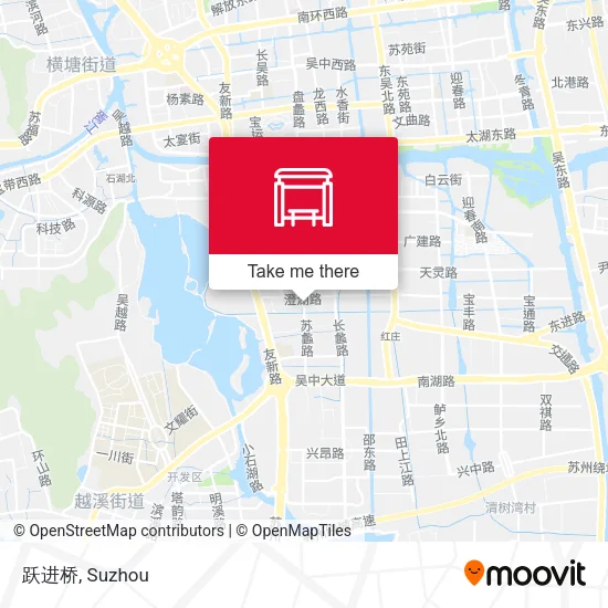 跃进桥 map