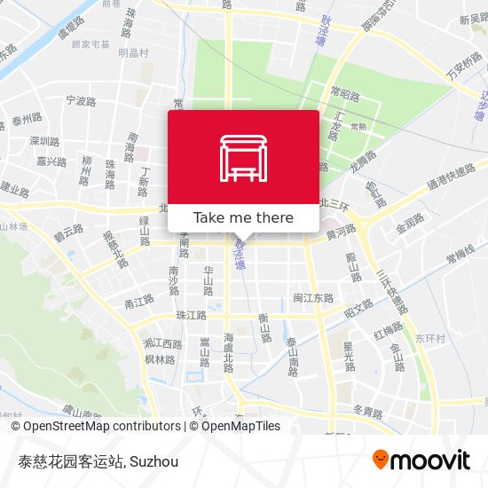 泰慈花园客运站 map