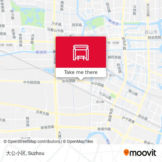 大公小区 map