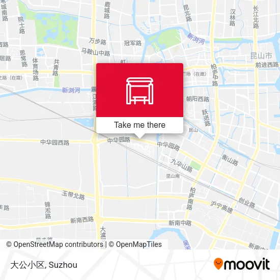 大公小区 map