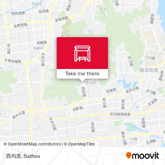 西坞里 map