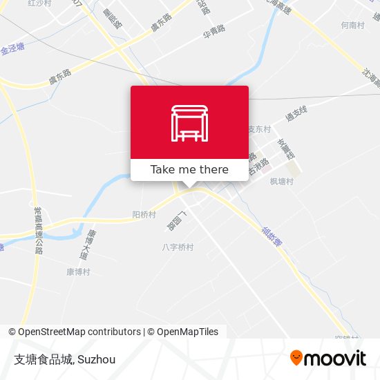 支塘食品城 map