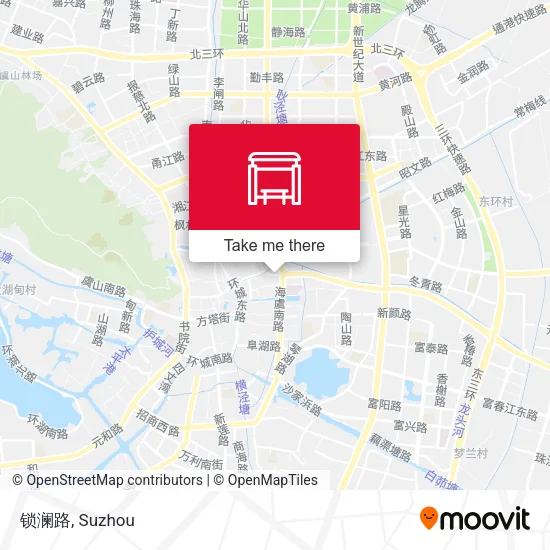 锁澜路 map