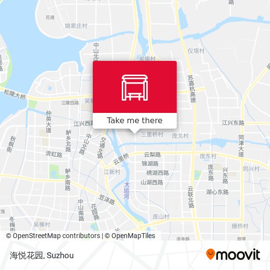 海悦花园 map