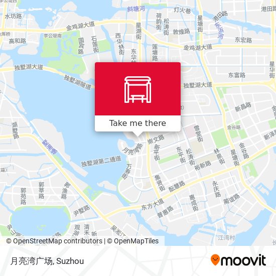 月亮湾广场 map