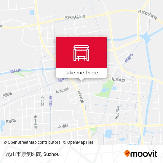 昆山市康复医院 map