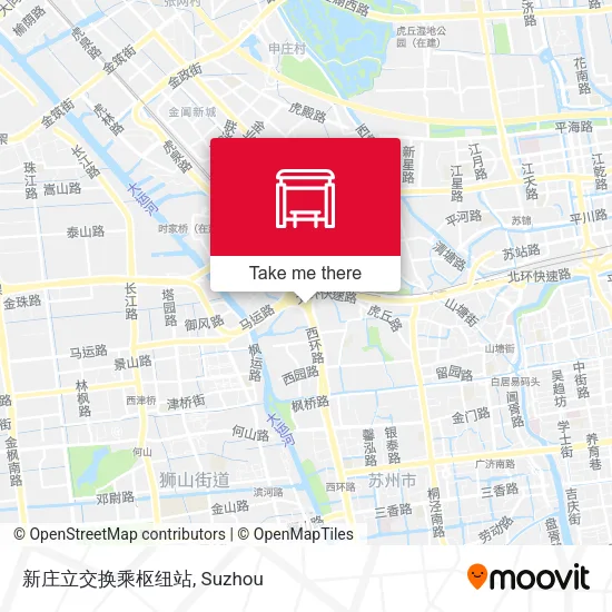 新庄立交换乘枢纽站 map