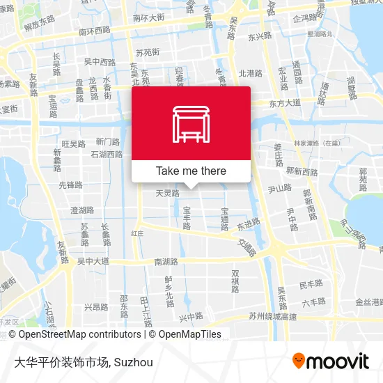 大华平价装饰市场 map