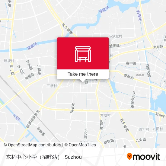 东桥中心小学（招呼站） map