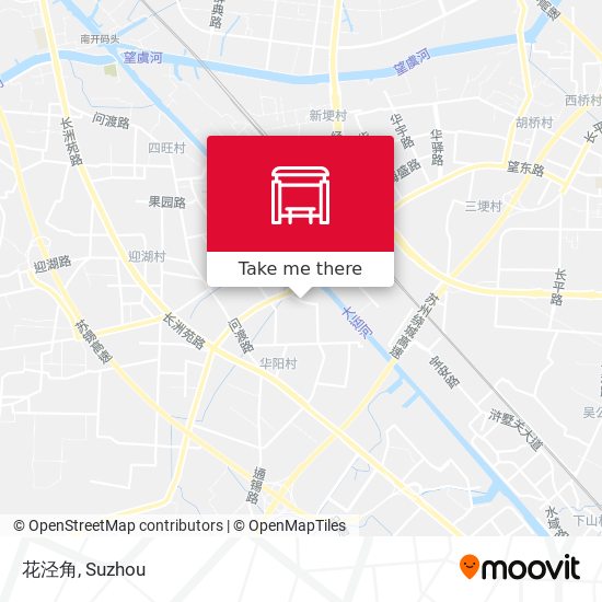 花泾角 map