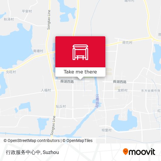 行政服务中心中 map