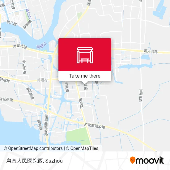 甪直人民医院西 map