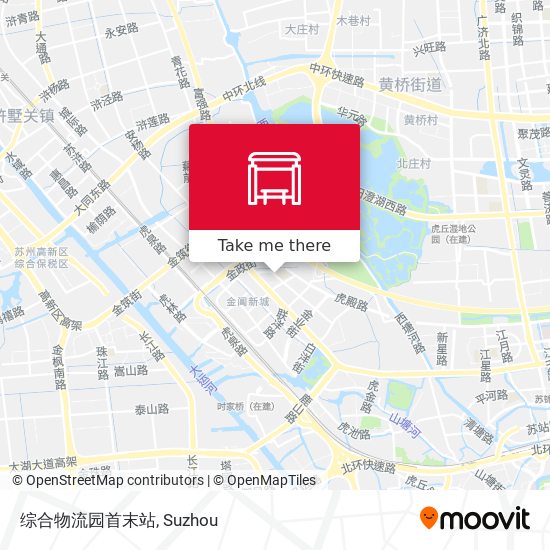 综合物流园首末站 map