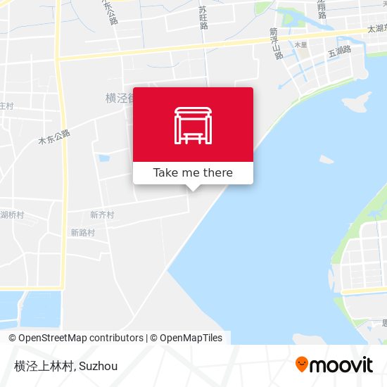 横泾上林村 map