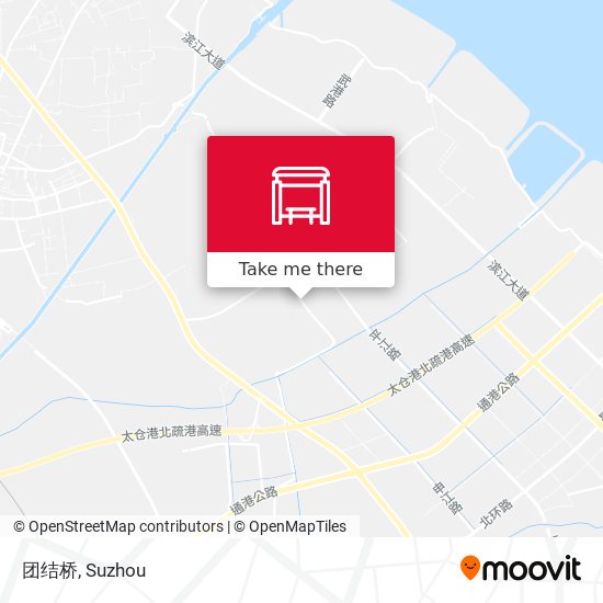 团结桥 map