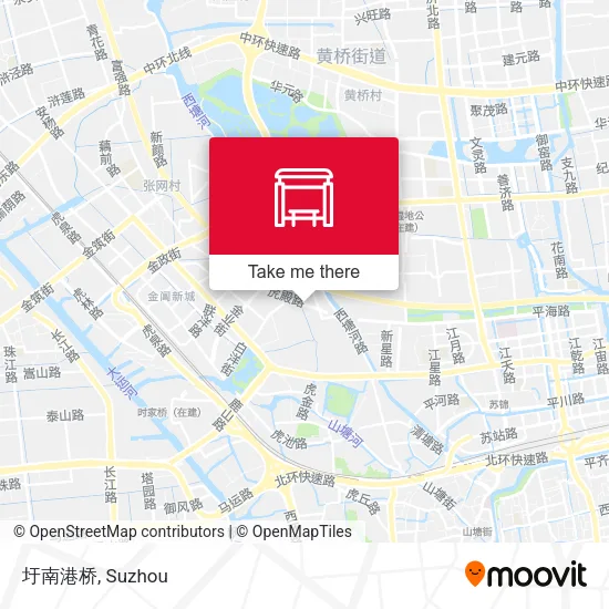 圩南港桥 map
