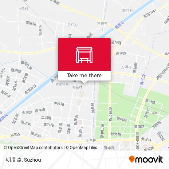明晶路 map
