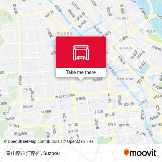 泰山路珠江路西 map