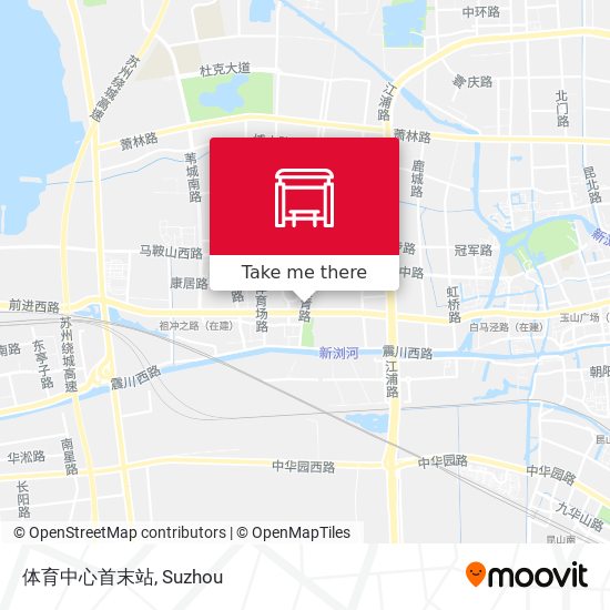体育中心首末站 map