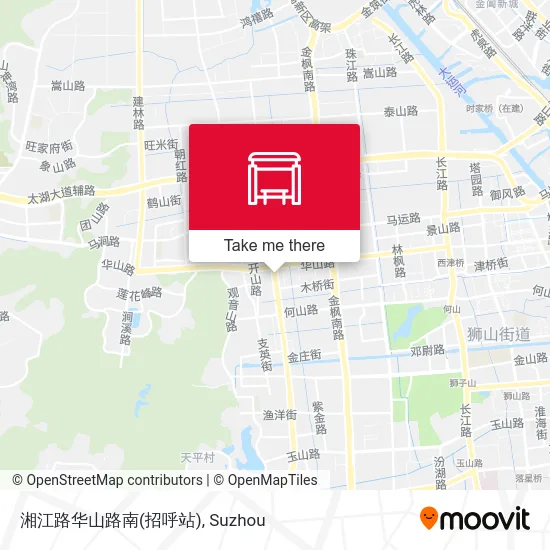 湘江路华山路南(招呼站) map