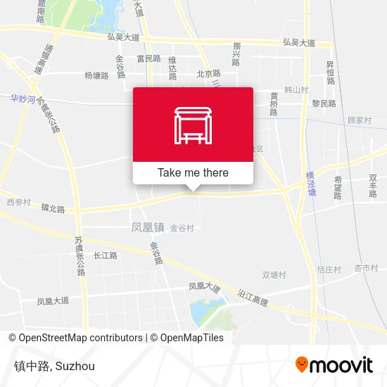 镇中路 map