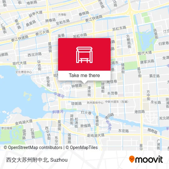 西交大苏州附中北 map