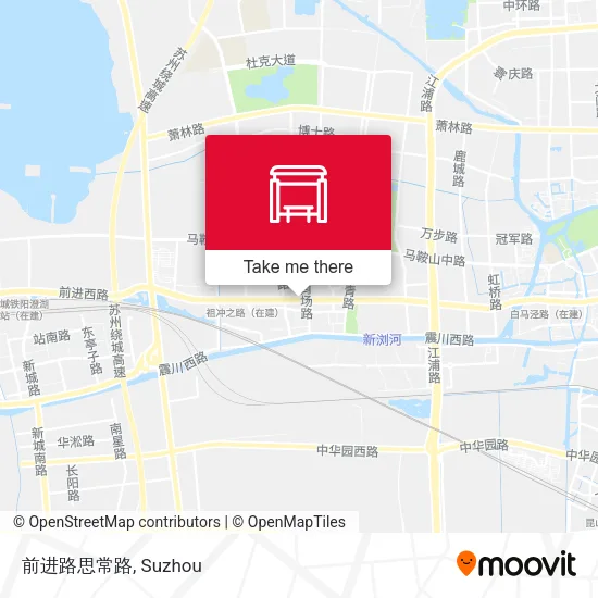 前进路思常路 map