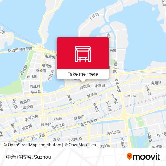 中新科技城 map