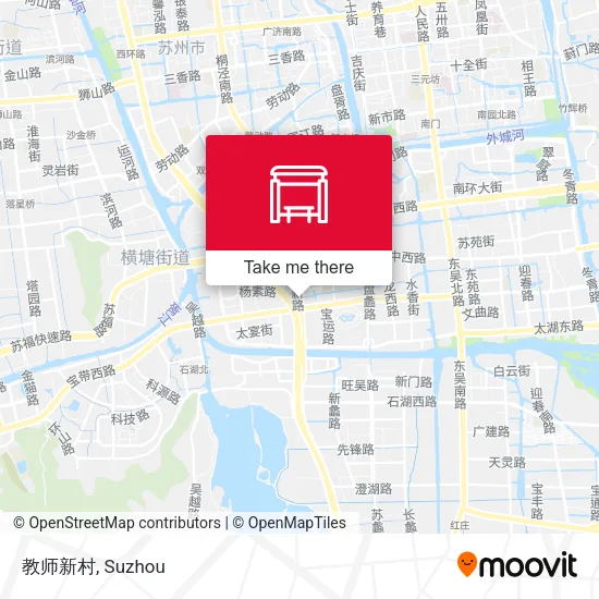 教师新村 map